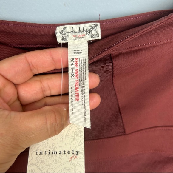 Free people intimately mesh strappy bodysuit size M in brown NWT - Picture 10 of 11